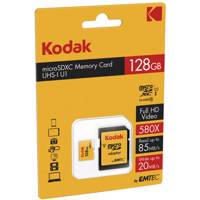 Kodak UHS-I U1 Class 10 85MBps microSDXC With Adapter - 128GB کارت حافظه microSDXC کداک مدل UHS-I U1 کلاس 10 سرعت 85MBps همراه با آداپتور ظرفیت 128 گیگابایت