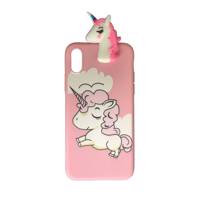 کاور ژله ای تک شاخ مدل unicorn 02 مناسب برای گوشی اپل X