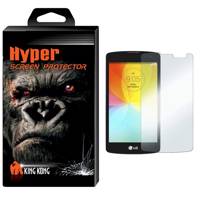 Hyper Protector King Kong Glass Screen Protector For LG L Fino محافظ صفحه نمایش شیشه ای کینگ کونگ مدل Hyper Protector مناسب برای گوشی ال جی L Fino