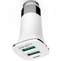 LDNIO C301 Car Charger With microUSB Cable شارژر فندکی الدینیو مدل C301 همراه با کابل microUSB