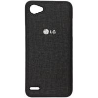 TPU Cloth Design Cover For LG Q6 کاور ژله ای طرح پارچه مناسب برای گوشی موبایل ال جی Q6