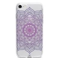 Purple Flower Mandala Case Cover For iPhone 7 /8 - کاور ژله ای وینا مدل Purple Flower Mandala مناسب برای گوشی موبایل آیفون 7 و 8