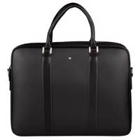 MONBLANC design bag model 86236 for 13 inch laptops - کیف دستی لپ تاپ چرمی بینوو مدل مون بلان 86236 مناسب برای لپ تاپ های 13 اینچ