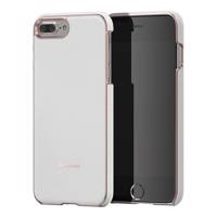 Mozo White Leather Cover For Apple iPhone 8 Plus کاور موزو مدل White Leather مناسب برای گوشی موبایل آیفون 8 پلاس