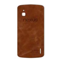 MAHOOT Buffalo Leather Special Sticker for Google Nexus 4 برچسب تزئینی ماهوت مدل Buffalo Leather مناسب برای گوشی Google Nexus 4