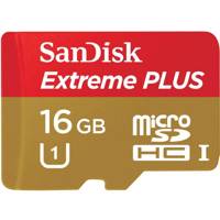 Sandisk Extreme Plus UHS-I U1 Class 10 80MBps 533X microSDHC - 16GB - کارت حافظه MicroSDHC سن دیسک مدل Extreme Plus کلاس 10 استاندارد UHS-I U1 سرعت 80MBps 533X ظرفیت 16 گیگابایت