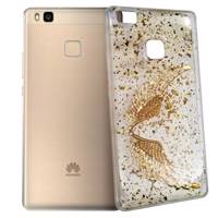 Drop glue gold foil cover for huawei p9 lite کاور دراپ گلو مدل gold foil مناسب برای گوشی هواوی p9 lite