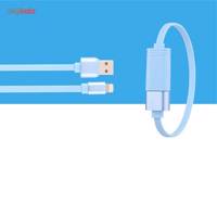 Usams U-Loop USB To Lightning/microUSB Cable 1.2m کابل USB به لایتنینگ Usams مدل U-Loop طول 1.2 متر