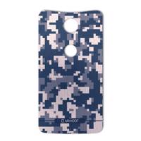 MAHOOT Army-pixel Design Sticker for Google Nexus 6 برچسب تزئینی ماهوت مدل Army-pixel Design مناسب برای گوشی Google Nexus 6
