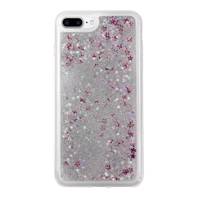 Luxury Case Floating Silver Glitter Cover For iPhone 7 Plus کاور لاکچری کیس مدل Floating Silver Glitter مناسب برای گوشی موبایل iPhone 7 Plus