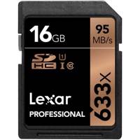 Lexar Professional UHS-I U1 Class 10 95MBps SDHC - 16GB کارت حافظه SDHC لکسار مدل Professional کلاس 10 استاندارد UHS-I U1 سرعت 95MBps ظرفیت 16 گیگابایت