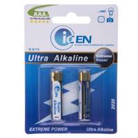 Icen Ultra Alkaline IE-B116 AAA Battery Pack of 2 باتری نیم‌قلمی آیسن مدل Ultra Alkaline بسته‌ی 2 عددی