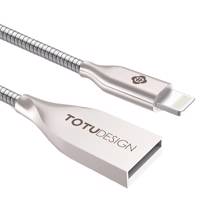 Totu Zinc Alloy USB To Lightning Cable 1m کابل تبدیل USB به Lightning توتو مدل Zinc Alloy به طول 1 متر