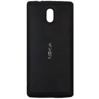 TPU Leather Design Cover For Nokia 3 کاور ژله ای طرح چرم مدل آرم دار مناسب برای گوشی موبایل نوکیا 3