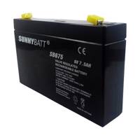 SunnyBatt SB675 6V 7.5Ah Battery - باتری 6 ولت 7.5 آمپر سانی بت مدل SB675