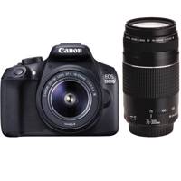 Canon EOS 1300D Digital Camera with 18-55mm DC III And 75-300mm Lenses - دوربین دیجیتال کانن مدل EOS 1300D به همراه لنز 18-55 میلی‌متر DC III و 75-300 میلی‌متر