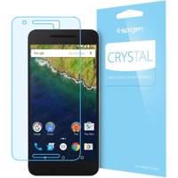 Spigen Crystal Screen Protector For Huawei Nexus 6P محافظ صفحه نمایش اسپیگن مدل Crystal مناسب برای گوشی موبایل هوآوی Nexus 6P