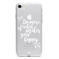 Do More Of What Makes You Happy Case Cover For iPhone 7 /8 کاور ژله ای وینا مدل Do More Of What Makes You Happy مناسب برای گوشی موبایل آیفون 7 و 8