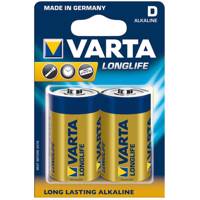 Varta LongLife Alkaline LR20 D Batteryack of 2 باتری D وارتا مدل LongLife Alkaline LR20 بسته 2 عددی