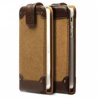 Apple iPhone 5/5s Zenus Rock Vintage Folder Case - کیف زیناس راک وینتیج فولدر آیفون 5/5s