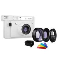 Lomography Wide White Instant Camera With Lenses دوربین چاپ سریع لوموگرافی مدل Wide White به همراه لنز