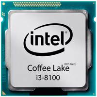 Intel Coffee Lake Core i3-8100 CPU Tray پردازنده مرکزی اینتل سری Coffee Lake مدل i3-8100 تری
