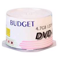 Budget DVD-R Pack of 50 دی وی دی خام باجت مدل DVD-R بسته 50 عددی