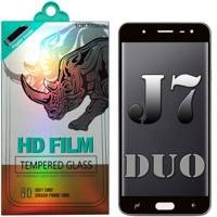 محافظ صفحه نمایش شیشه ای مدل Full Coverage 5D 2018 toto link مناسب برای گوشی موبایل سامسونگ Galaxy J7 Duo