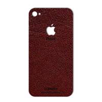 MAHOOT Natural Leather Sticker for iPhone 4s برچسب تزئینی ماهوت مدلNatural Leather مناسب برای گوشی iPhone 4s