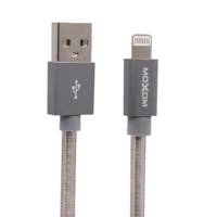 Moxom Data-01 USB To Lightning Cable 1m کابل تبدیل USB به لایتنینگ موکسوم مدل Data-01 به طول 1 متر