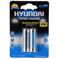 Hyundai Power Alkaline AA Battery Pack Of 2 باتری قلمی هیوندای مدل Power Alkaline بسنه 2 عددی
