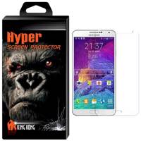 Hyper Protector King Kong Tempered Glass Screen Protector For Samsung Galaxy Note 4 محافظ صفحه نمایش شیشه ای کینگ کونگ مدل Hyper Protector مناسب برای گوشی سامسونگ گلکسی نوت 4
