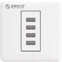 Orico ECA-4U Smart USB Wall Plate شارژر دیواری چهار پورت اوریکو مدل ECA-4U