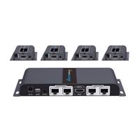 Lenkeng LKV714PRO 1 to 4 HDMI Extender And Splitter توسعه دهنده و تکرارکننده 1 به 4 HDMI لنکنگ مدل LKV714PRO