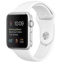 Apple Watch 2 42mm Silver Aluminum Case with White Sport Band - ساعت هوشمند اپل واچ 2 مدل 42mm Silver Aluminum Case with White Sport Band