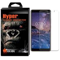 Hyper Protector King Kong Glass Screen Protector For Nokia 7 Plus محافظ صفحه نمایش شیشه ای کینگ کونگ مدل Hyper Protector مناسب برای گوشی Nokia 7 Plus