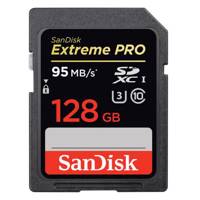 SanDisk Extreme Pro Class 10 UHS-I U3 633X 95MBps SDXC - 128GB - کارت حافظه SDXC سن دیسک مدل Extreme Pro کلاس 10 استاندارد UHS-I U3 سرعت 633X 95MBps ظرفیت 128 گیگابایت