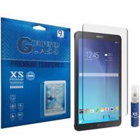 XS Tempered Glass Screen Protector For Samsung Galaxy Tab E 8.0 With XS LCD Cleaner - محافظ صفحه نمایش شیشه ای ایکس اس مدل تمپرد مناسب برای تبلت سامسونگ Galaxy Tab E 8.0 به همراه اسپری پاک کننده صفحه XS