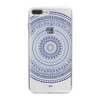 Blue mandala Case Cover For iPhone 7 plus/8 Plus کاور ژله ای مدلBlue mandala مناسب برای گوشی موبایل آیفون 7 پلاس و 8 پلاس