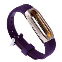 Xiaomi Band 2 With Bumper Purple Wrist Strap بند مچ بند هوشمند شیائومی مدل Xiaomi Band 2 With Bumper Purple