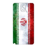 MAHOOT IRAN-flag Design Sticker for Samsung Note 3 برچسب تزئینی ماهوت مدل IRAN-flag Design مناسب برای گوشی Samsung Note 3