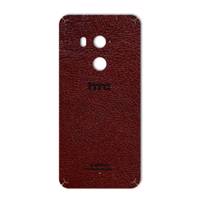 MAHOOT Natural Leather Sticker for HTC U11 Plus برچسب تزئینی ماهوت مدلNatural Leather مناسب برای گوشی HTC U11 Plus