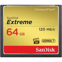 SanDisk Extreme CompactFlash 800X 120MBps - 64GB کارت حافظه CompactFlash سن دیسک مدل Extreme سرعت 800X 120MBps ظرفیت 64 گیگابایت