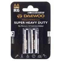 Daewoo Super Heavy Duty AA Battery Pack of 2 - باتری قلمی دوو مدل Super Heavy Duty بسته 2 عددی