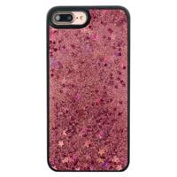 Luxury Case Floating Red Glitter Cover For iPhone 7 Plus کاور لاکچری کیس مدل Floating Red Glitter مناسب برای گوشی موبایل iPhone 7 Plus