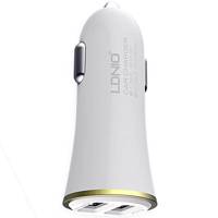 LDNIO DL-C28 Car Charger With microUSB Cable - شارژر فندکی الدینیو مدل DL-C28 همراه با کابل microUSB