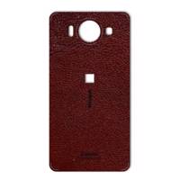 MAHOOT Natural Leather Sticker for Microsoft Lumia 950 برچسب تزئینی ماهوت مدلNatural Leather مناسب برای گوشی Microsoft Lumia 950