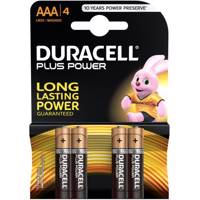 Duracell Plus Power Duralock AAA Battery Pack Of 4 باتری نیم قلمی دوراسل مدل Plus Power Duralock بسته 4 عددی