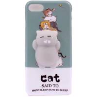 Cat Ako 3D Doll Cover For Mobile iphone 7 کاور محافظ عروسکی آکو مدل گربه مناسب برای گوشی موبایل آیفون 7