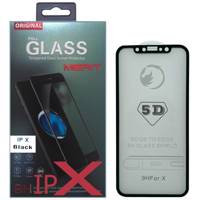 Full Coverage 5D Glass Screen Protector For Iphone X محافظ صفحه شیشه ای مدل 5D Full Coverage 2018 مریت مناسب برای گوشی موبایل آیفون X
